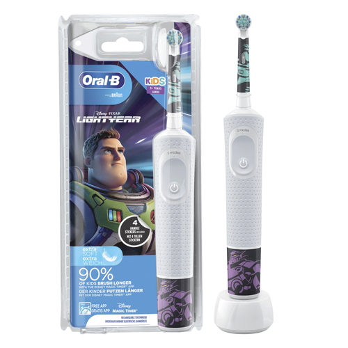 Электрическая зубная щетка Oral-B Vitality Kids Buzz Lightyear 3 3590₽