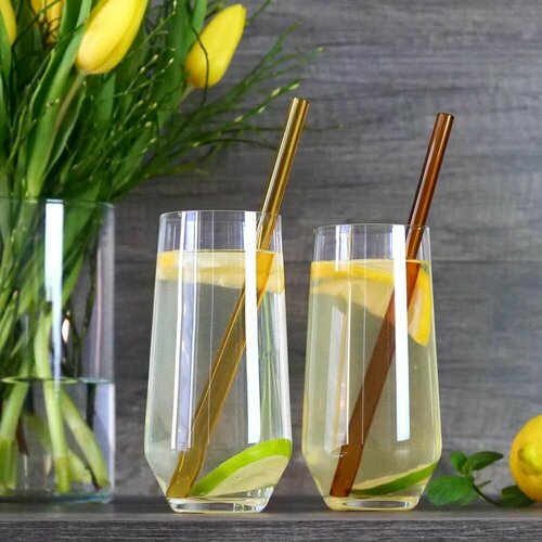 Набор стаканов высоких Stolzle "Bar" 2 шт, 445 мл. Коробка подходит для подарка. хрустальное стекло, универсальные, сока, воды, лимонада, алкогольных напитков. Германия бесцветный, прозрачный