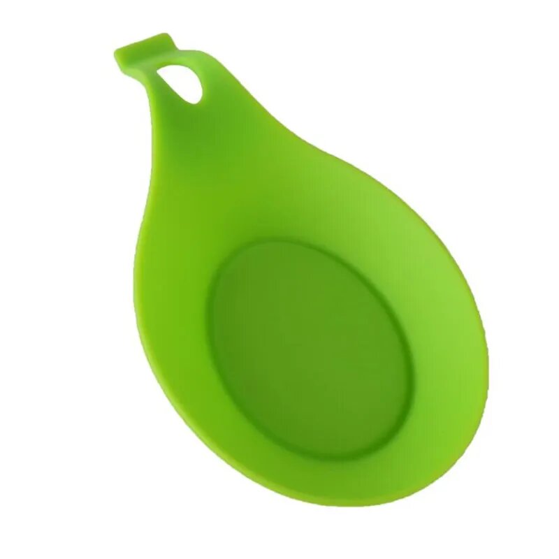 Силиконовая подставка для ложки Зеленый