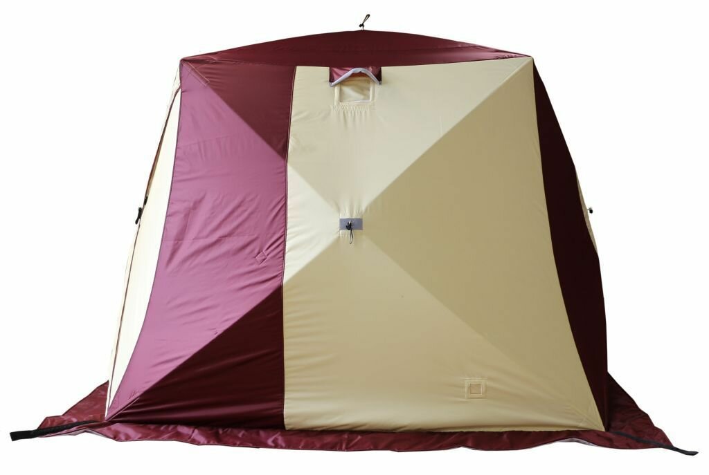 Палатка зимняя 3-местная Снегирь 4Т куб , трехслойная — фото 1