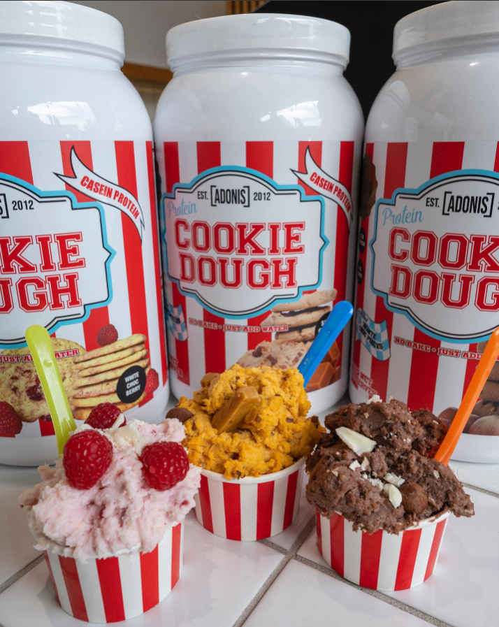 ADONIS Cookie Dough 1kg 25 serv mango vanilla , Адонис Коокие Доугх — фото 1