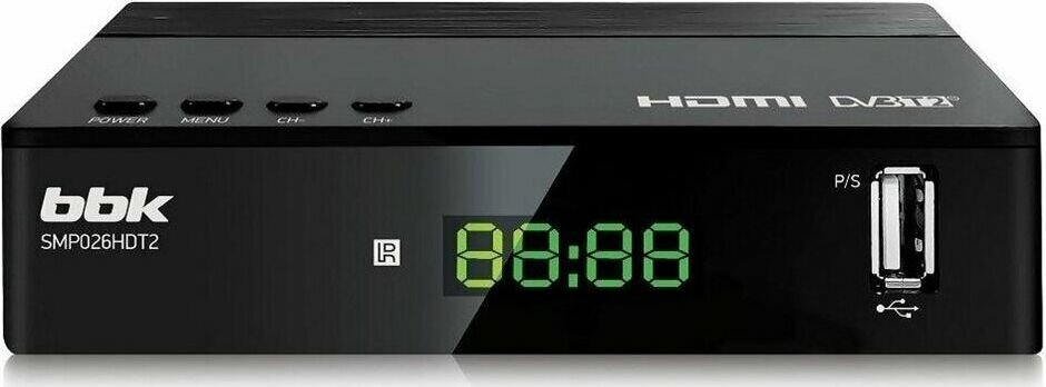 Приставка для цифрового ТВ ресивер DVB-T/DVB-T2 SMP026HDT2