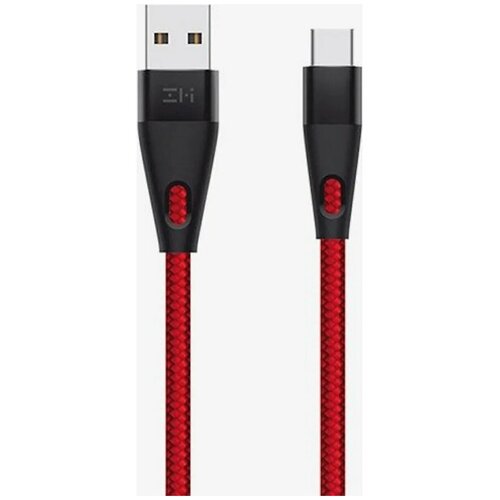 Кабель USB/Type-C ZMI 200 см 3A Материал оплетки нейлон/кевлар (AL786 Red) красный
