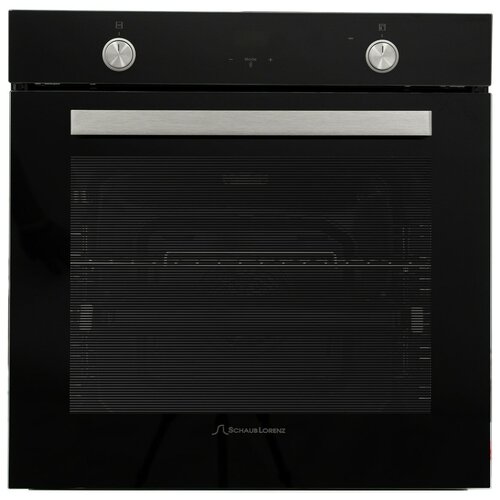 Электрический духовой шкаф встраиваемый Schaub Lorenz SLB EY6933 черное стекло 75 л конвекция гриль пицца 3199000₽