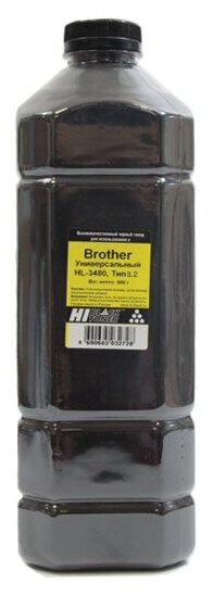 Тонер Hi-Black Универсальный для Brother HL-3480, Тип 3.2, Bk, 500 г, канистра
