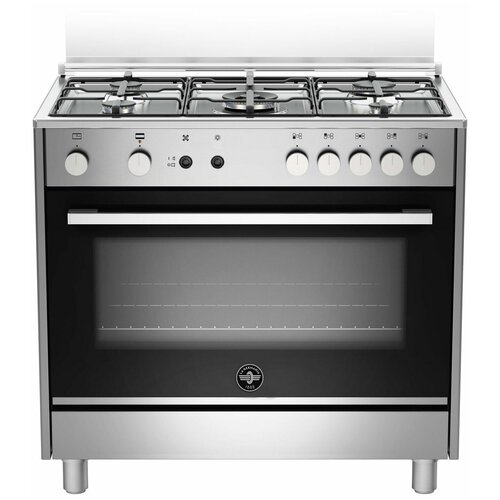 Варочный центр La Germania FTR965GXV гибридный духовой шкаф с термометром газэлектро 5 конфорок сталь-стекло 897мм 8160000₽