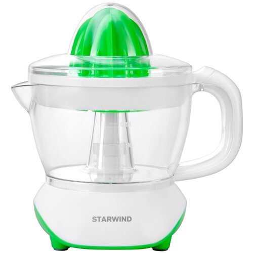 Соковыжималка цитрусовая STARWIND SJ 1221 зеленыйпрозрачный 88600₽