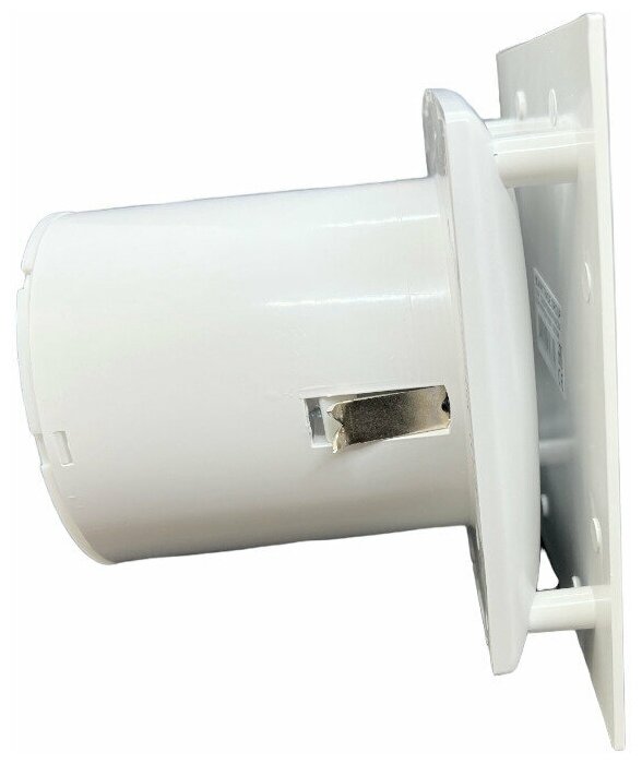 Вентилятор с таймером и датчиком влажности, D100мм, с белой плоской пластиковой панелью, обратный клапан, A100MX-H+PL-PVC WHITE, Сербия - фотография № 6