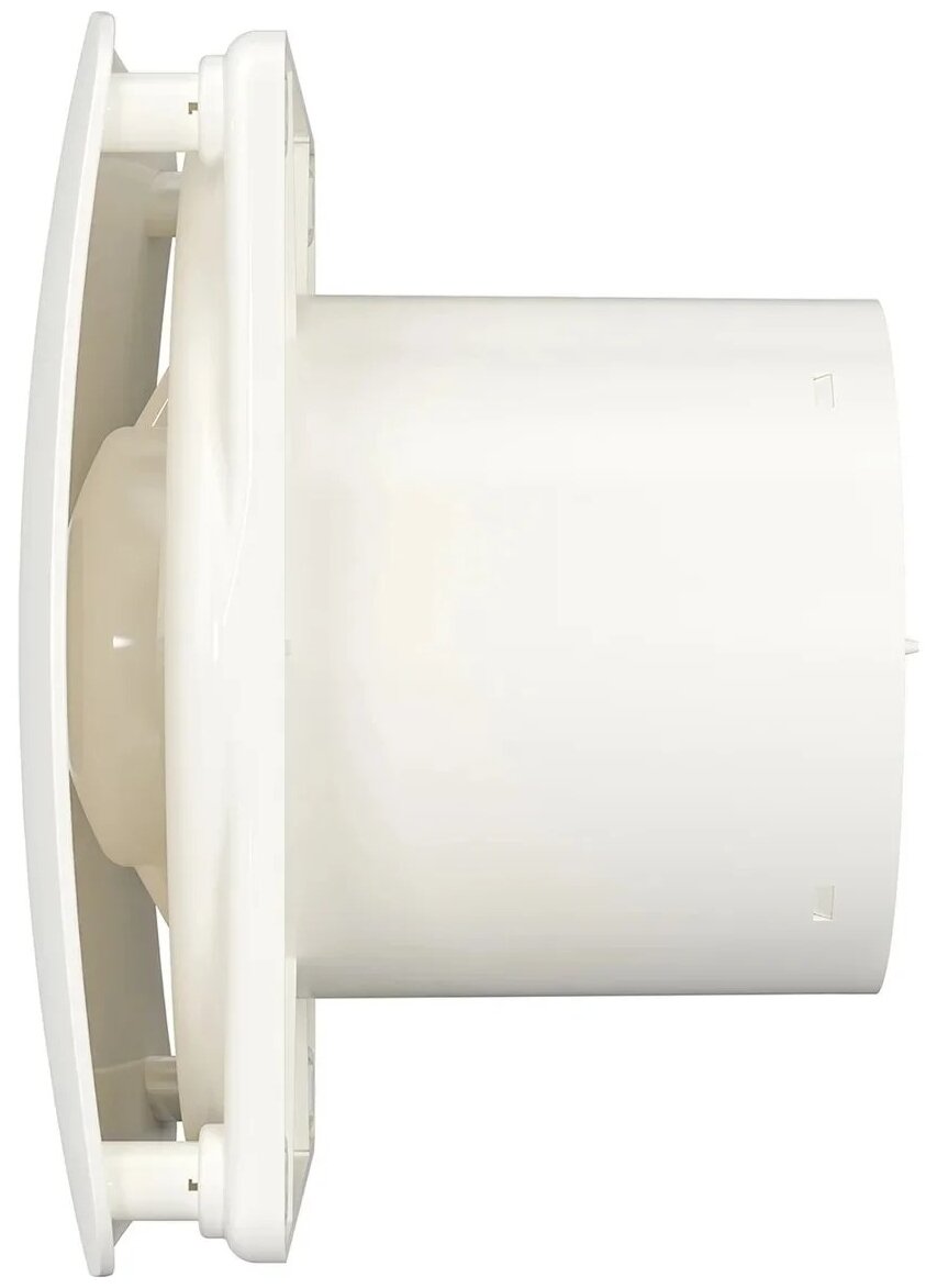 Вентилятор вытяжной осевой DICITI RIO 5C Ivory, с обратным клапаном, с двигателем на шарикоподшипниках, D 125 мм, слоновая кость - фотография № 2