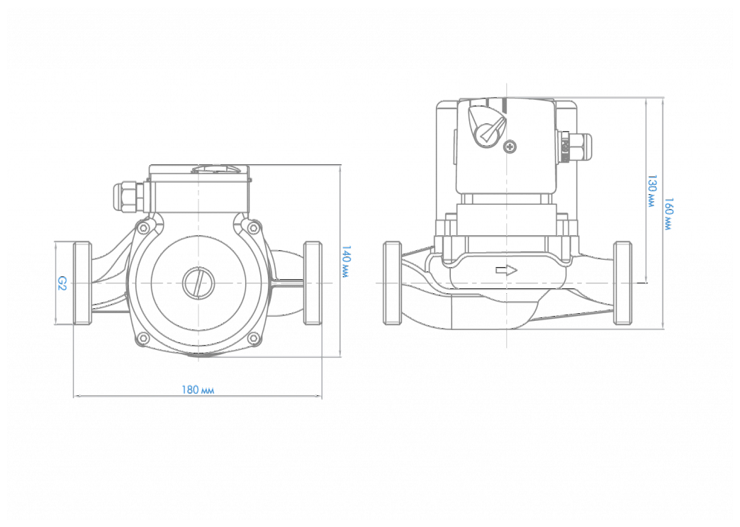 Циркуляционный насос Джилекс 32/80 Premium (3281) - фото №6