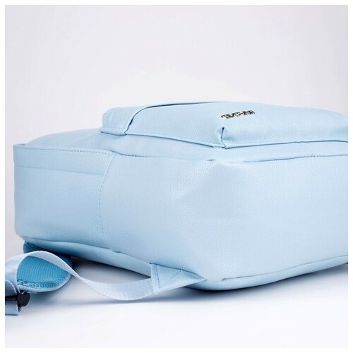 фото Textura рюкзак из искусственной кожи textura, 41 х 28 х 10 см, цвет голубой
