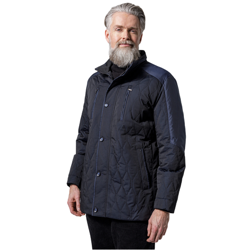  куртка Royal Spirit, демисезон/зима, силуэт прямой, мембранная, внутренний карман, карманы, манжеты, ветрозащитная, утепленная, без капюшона, воздухопроницаемая, ультралегкая, подкладка, водонепроницаемая, стеганая, размер 52/ рост 180-190, синий