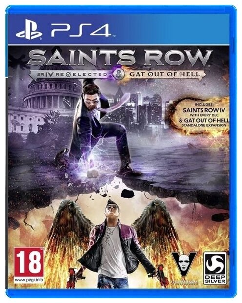 Игра для PlayStation 4 Saints Row IV: ReElected + Saints Row: Gat out of Hell