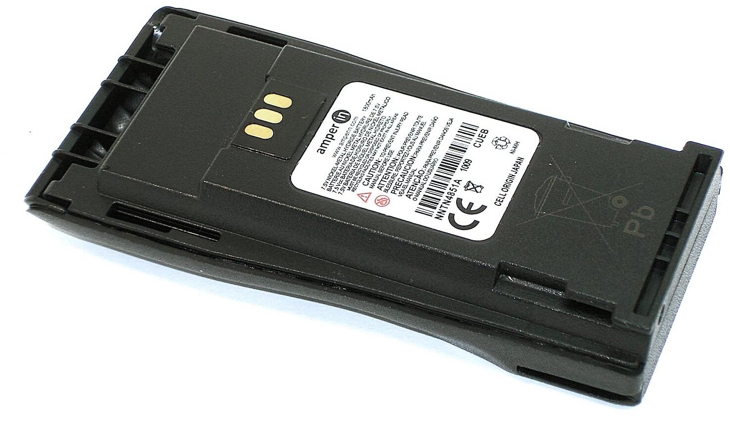 Аккумулятор Amperin для Motorola CP серии DP1400 EP450 GP3188 (NNTN4496) Ni-MH 1800mAh 7.5V