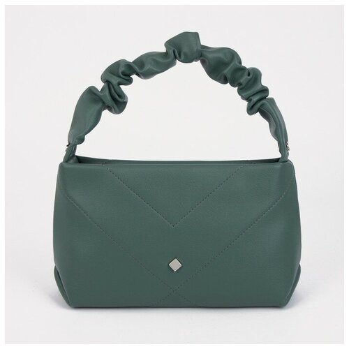 фото Сумка-тоут на молнии, цвет зелёный оливи