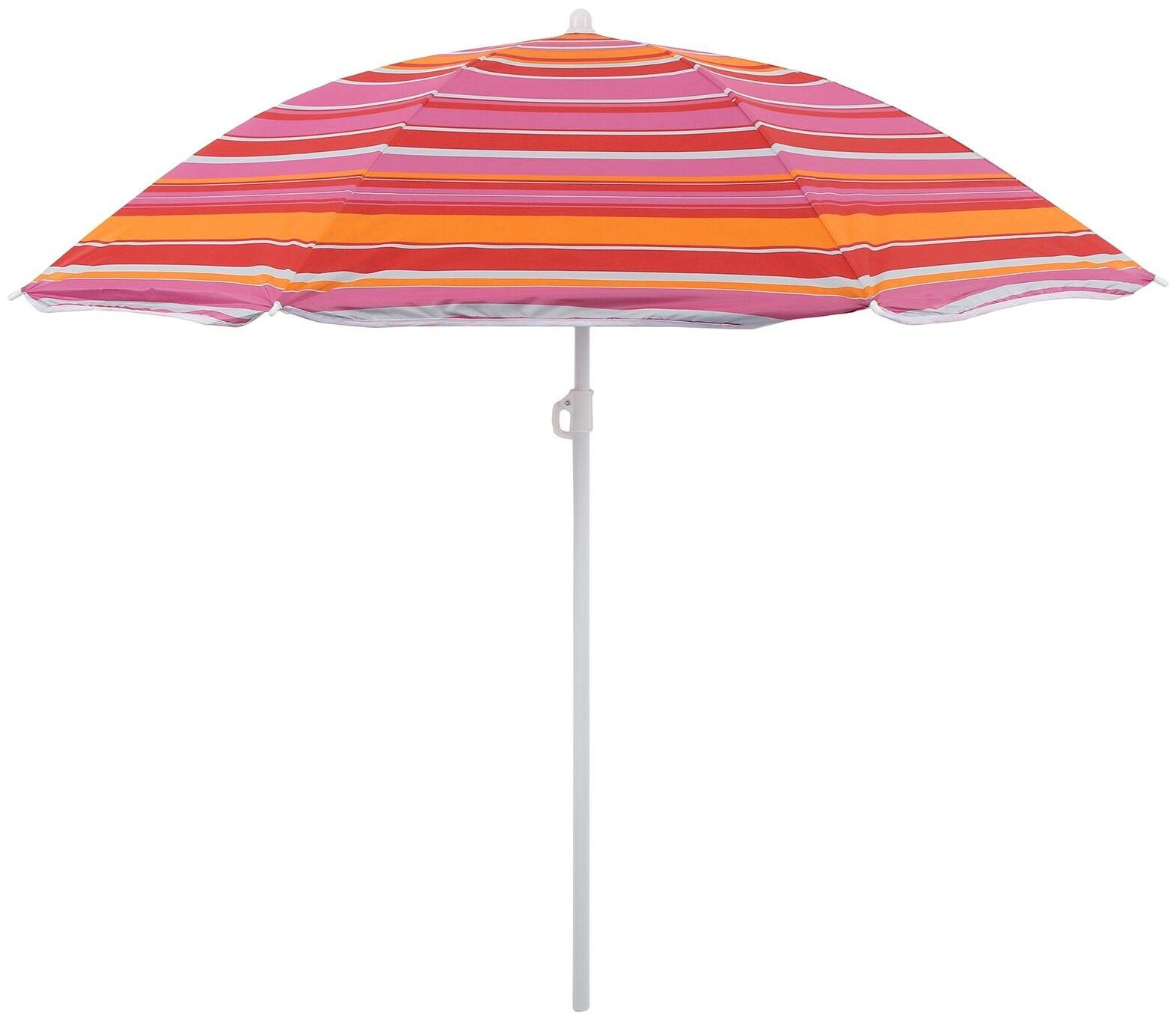 Зонт пляжный Maclay «Модерн», с серебряным покрытием, диаметр 160 cм, высота 170 см, цвет микс - фотография № 6