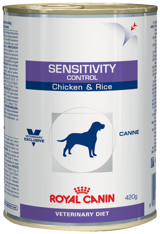 Влажный корм для собак Royal Canin Sensitivity, утка, с рисом при пищевой аллергии или пищевой непереносимости 1 уп. х 1 шт. х 420 г