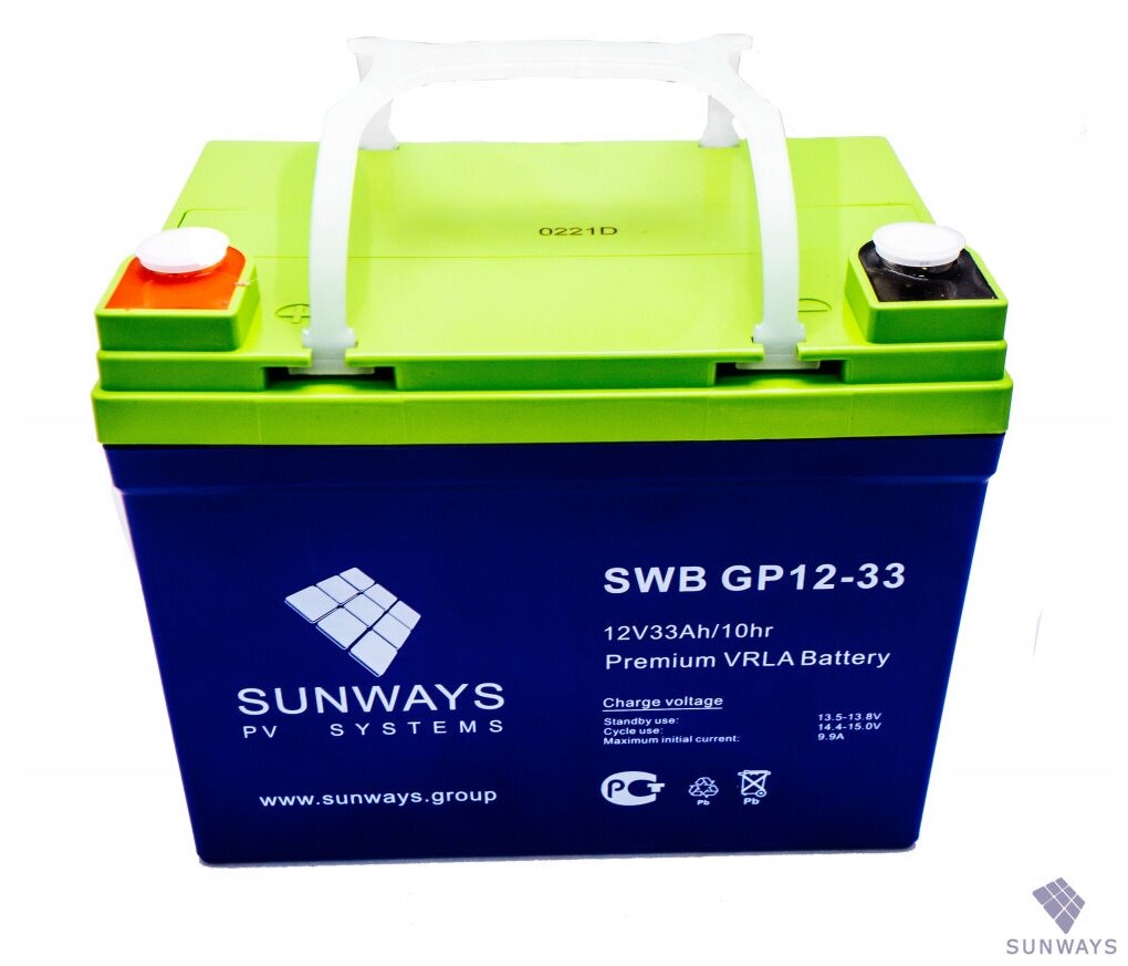 Аккумуляторная батарея SUNWAYS GP 12-33