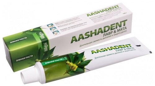 Aasha Herbals / Зубная паста Лавр-Мята 100 г