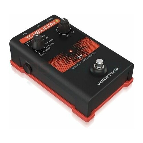 вокальный процессор tc helicon voicetone r1 TC HELICON VOICETONE R1 вокальная педаль эффекта реверберации