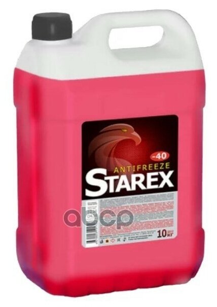 Антифриз Starex Antifreeze G11 Готовый -40c Красный 10 Кг 700620 Starex700620