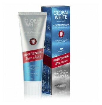 Global white Зубная паста отбеливающая 100 мл (Global white, ) - фото №19