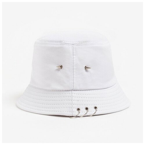 фото Панама minaku с кольцами, цвет белый, р-р 56--58 9186881