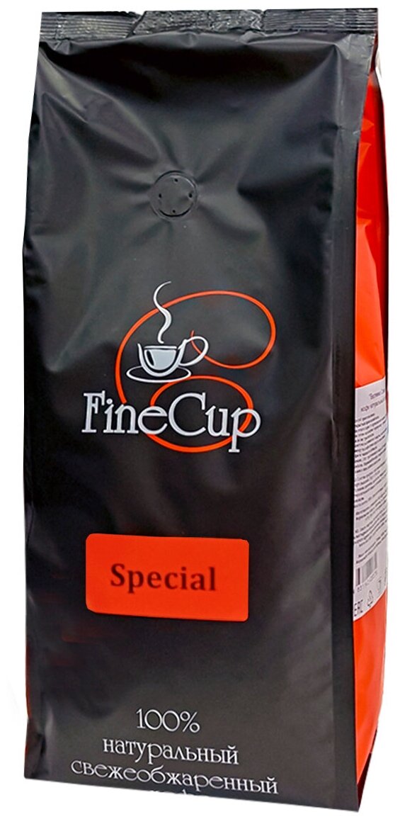 Кофе в зернах Fine Cup Special 1000 гр - фотография № 1