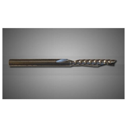 Концевая фреза Cerimit-112-0530: Серия-112: Твердосплавные О-образные однозаходные спиральные фрезы Helix Angle 21° (выброс стружки вниз)