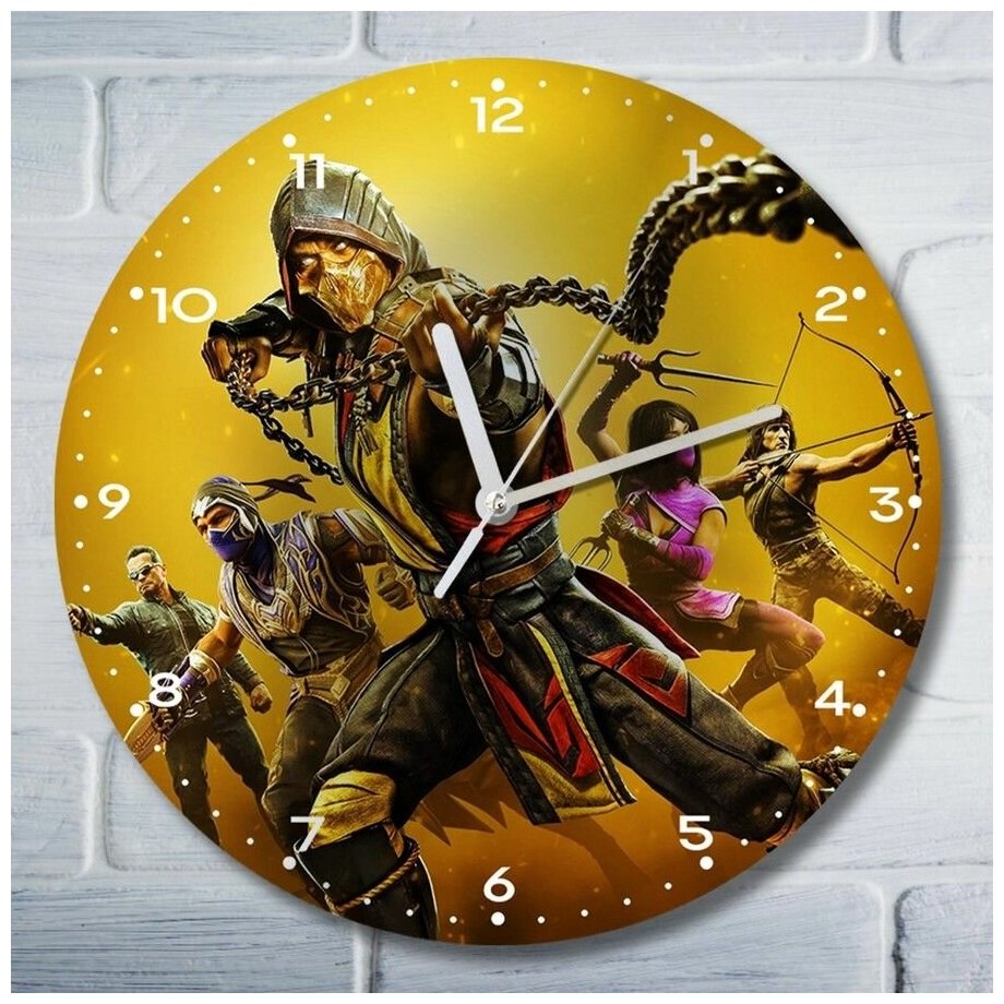 Настенные часы УФ игры Mortal Kombat 11 - 6191