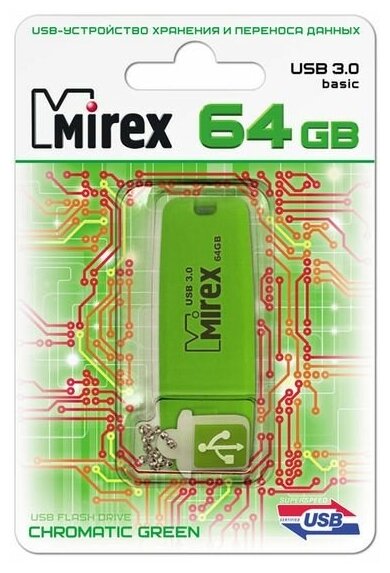 Mirex Chromatic 64GB (красный) - фото №9