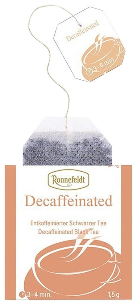 Декофеинированный черный чай Ronnefeldt Teavelope Decaffeinated(Декофеинированный) 1 пачка по 25 пакетиков. Арт.14050 - фотография № 6