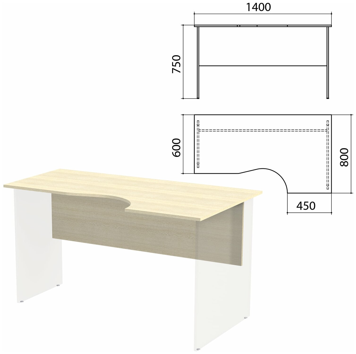 Столик складной для ноутбука компьютера в кровать для завтрака деревянный (54х34х27см) (бамбук) Daswerk 532582