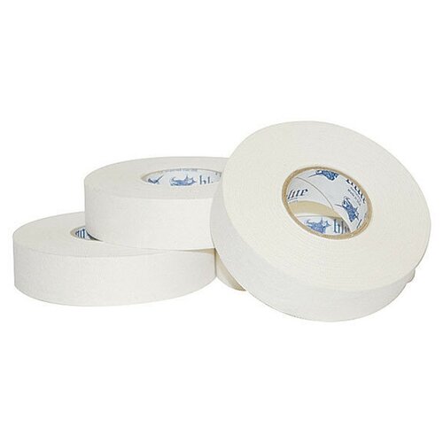 Лента хоккейная Blue Sport Tape Coton White, арт.601307, ширина 24мм, длина 25м, белая