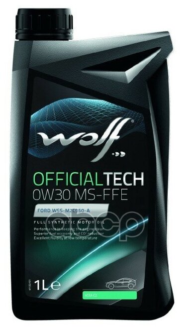 Wolf Масло Моторное Officialtech 0w30 Ms-Ffe 1l