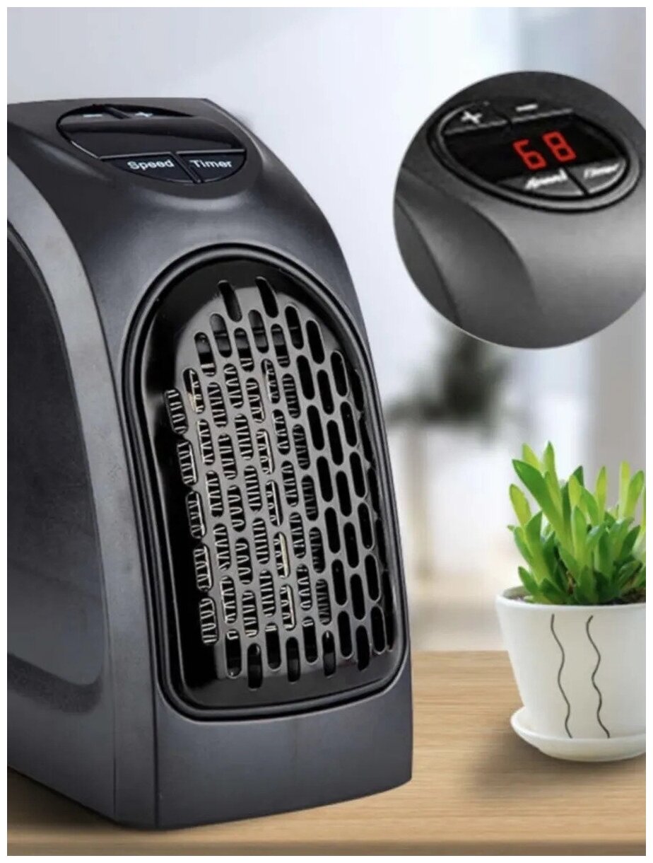 Портативный вентилятор-обогреватель 400 Вт Handy Heater - фотография № 11