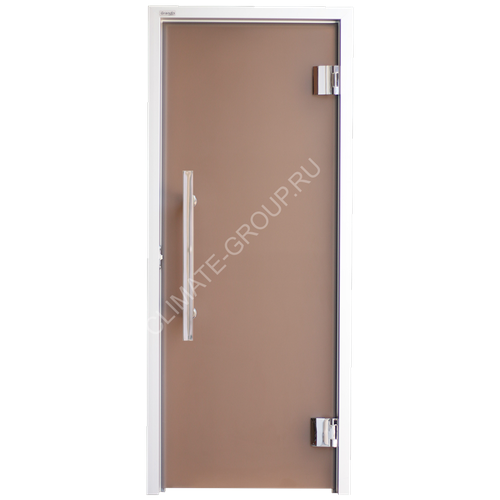 Дверь стеклянная Grandis GS 7×19 Anodize Silver Bronze Matelux