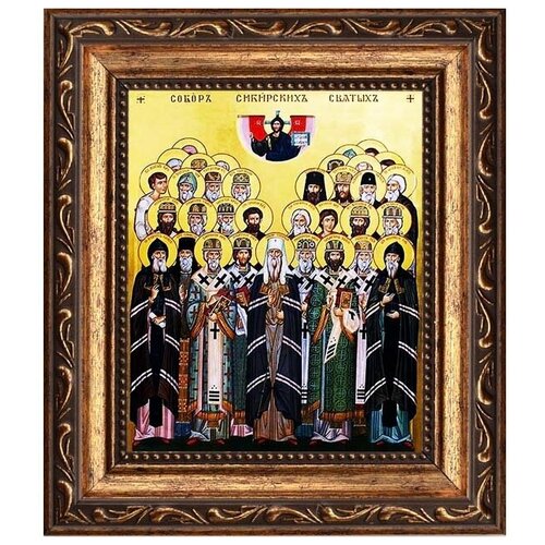 Собор Сибирских святых. Икона на холсте.