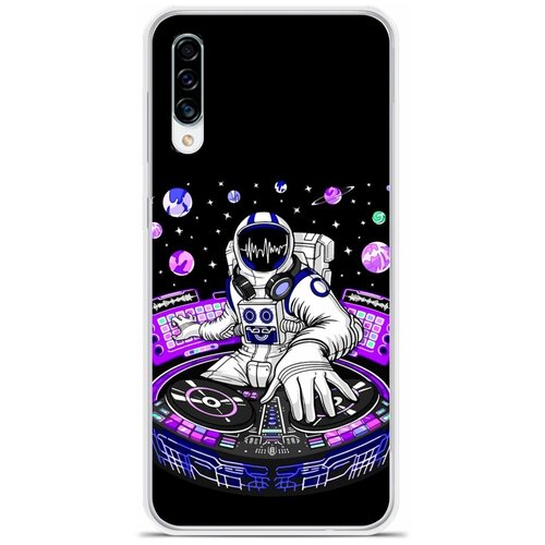 Силиконовый чехол на Samsung Galaxy A30s Астронавт 6 / для Самсунг Галакси А30с