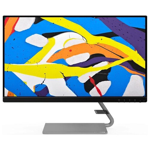 Монитор Lenovo 238 Q24i-1L темно-серый IPS LED 4ms 169 HDMI MM 250cd 178гр178гр 1920x1080 D-Sub 3517000₽