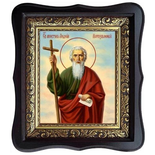 Святой Апостол Андрей Первозванный. Икона на холсте. без андреев