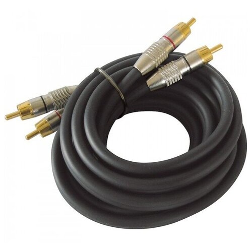 кабель аудио 2xrca 2xrca dynavox black line stereo cable 207480 1 0m Кабель аудио 2xRCA - 2xRCA DYNAVOX Stereo Cable (204011) 0.5m