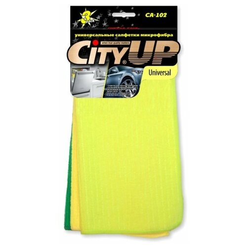 Салфетки из микрофибры универсальные CityUp CA-102 3шт 30*30