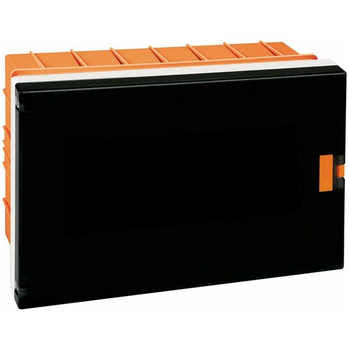 Бокс для автоматических выключателей/щит распределительный СУ 12-местный оранжевый/черный