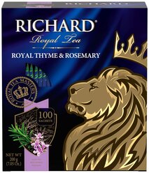 Чай Richard "Royal Thyme & Rosemary" чёрный ароматизированный 100 сашет