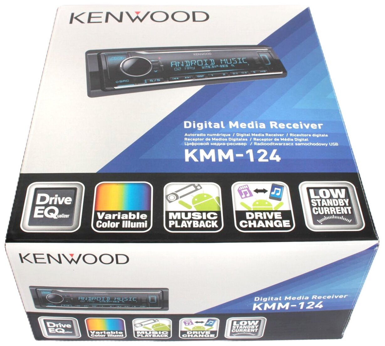 Автомагнитола KENWOOD KMM-124 — купить в интернет-магазине по низкой ...