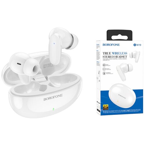 Наушники беспроводные Borofone BW19 белый 135500₽