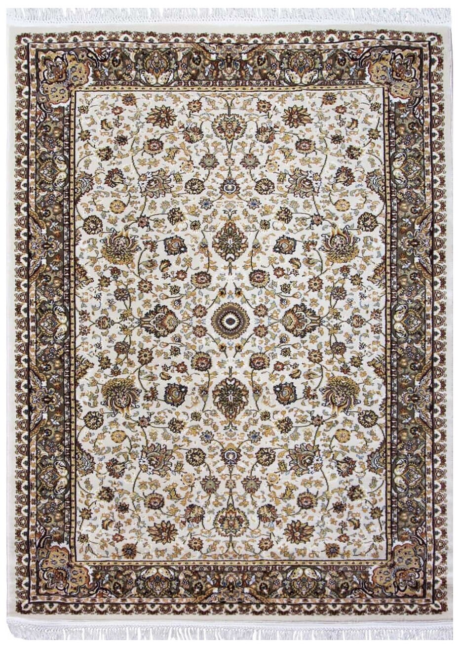 Ковёр Merinos Shahreza 120x170 прямоугольный кремовый/коричневый d203