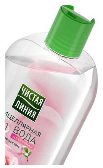 Мицеллярная вода Чистая Линия 3в1 Цветочная, 400 мл — фото 1