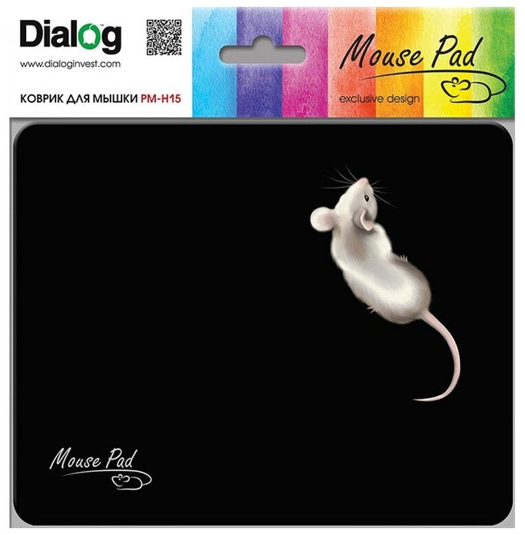 Коврик для мыши Dialog PM-H15 черный - фото №10